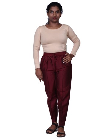 women poly viscose pants