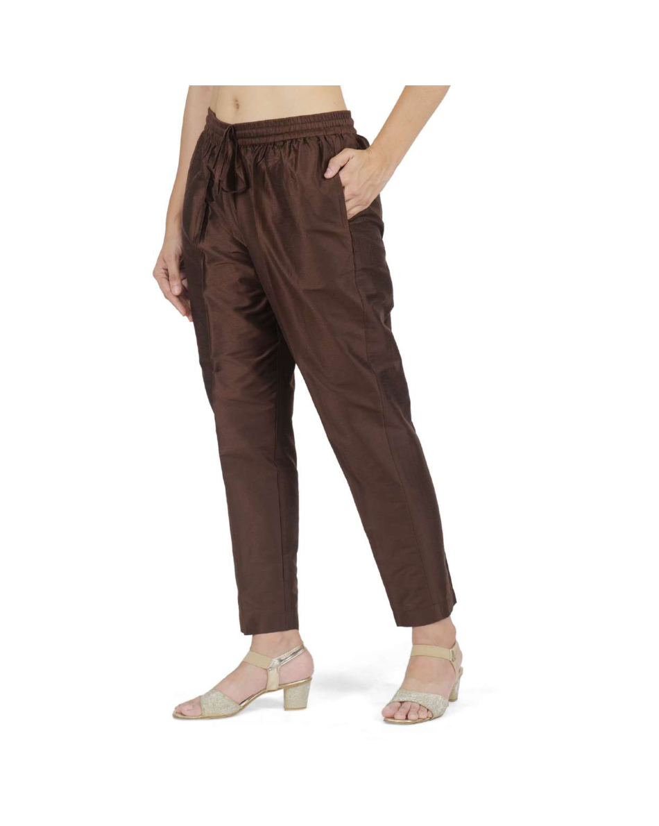 women poly viscose pants