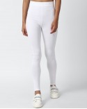  UNE ROBE White Ankle Length Leggings