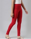 UNE ROBE Red Ankle Length Leggings