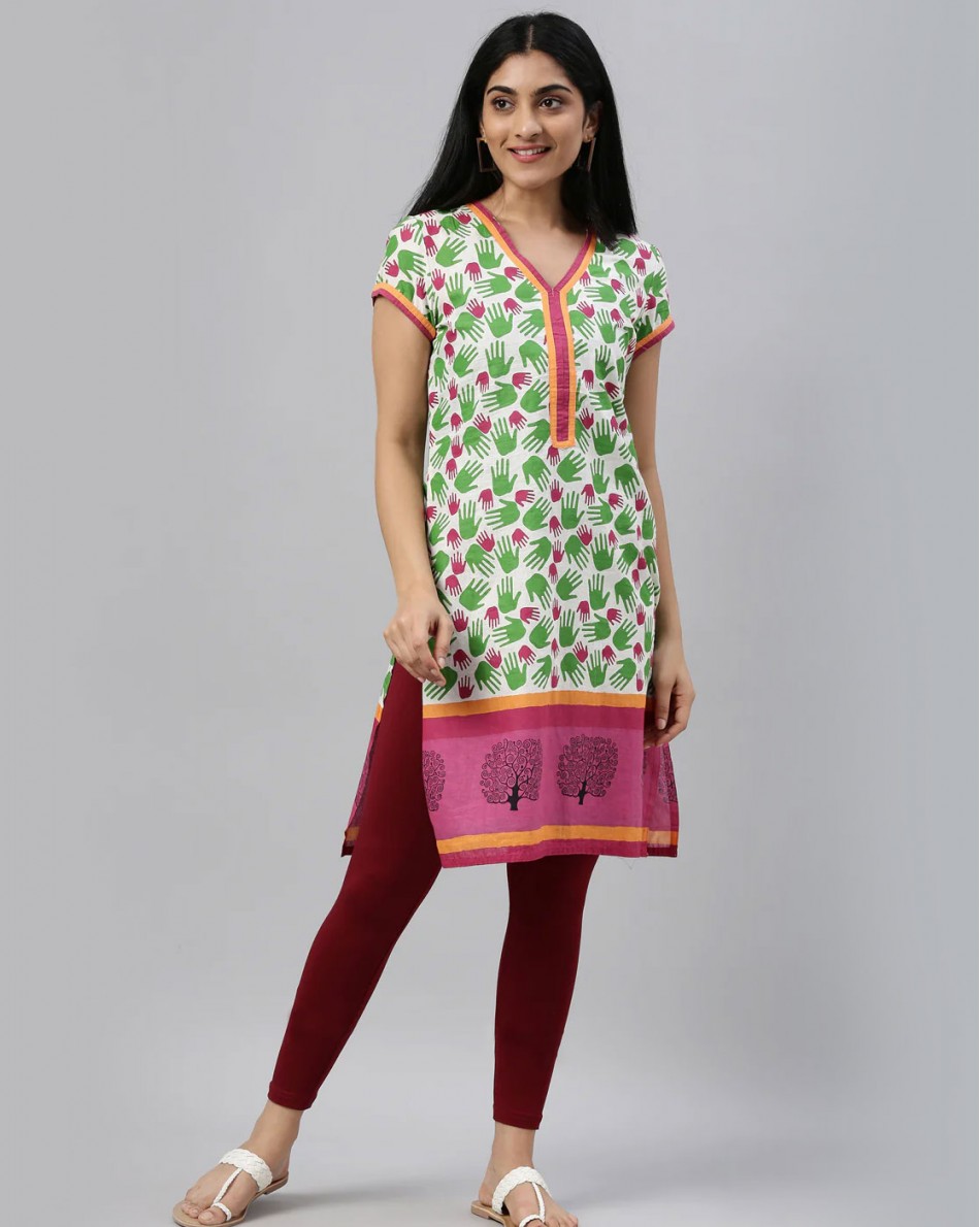 Maroon Ankle Length Leggings