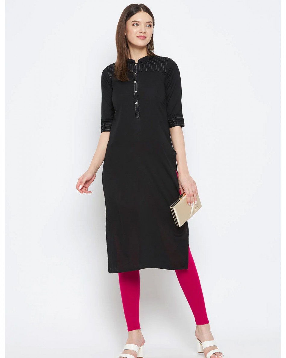 Magenta Ankle Length Leggings