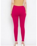 Magenta Ankle Length Leggings