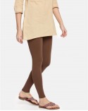 Coffee Brown Ankle Length Leggings