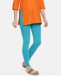 T  Blue Ankle Length Leggings