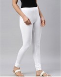 UNE ROBE White Churidar Leggings 