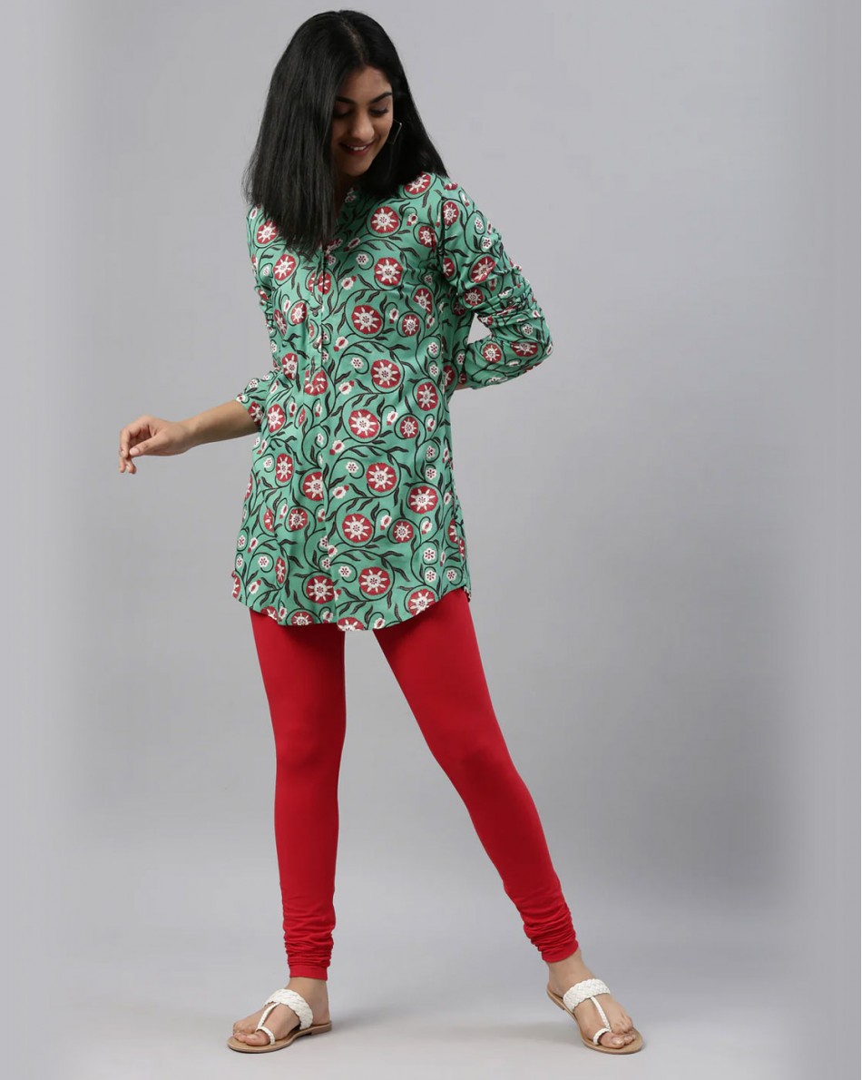  IRONA  Red MAROON Churidar  Leggings 