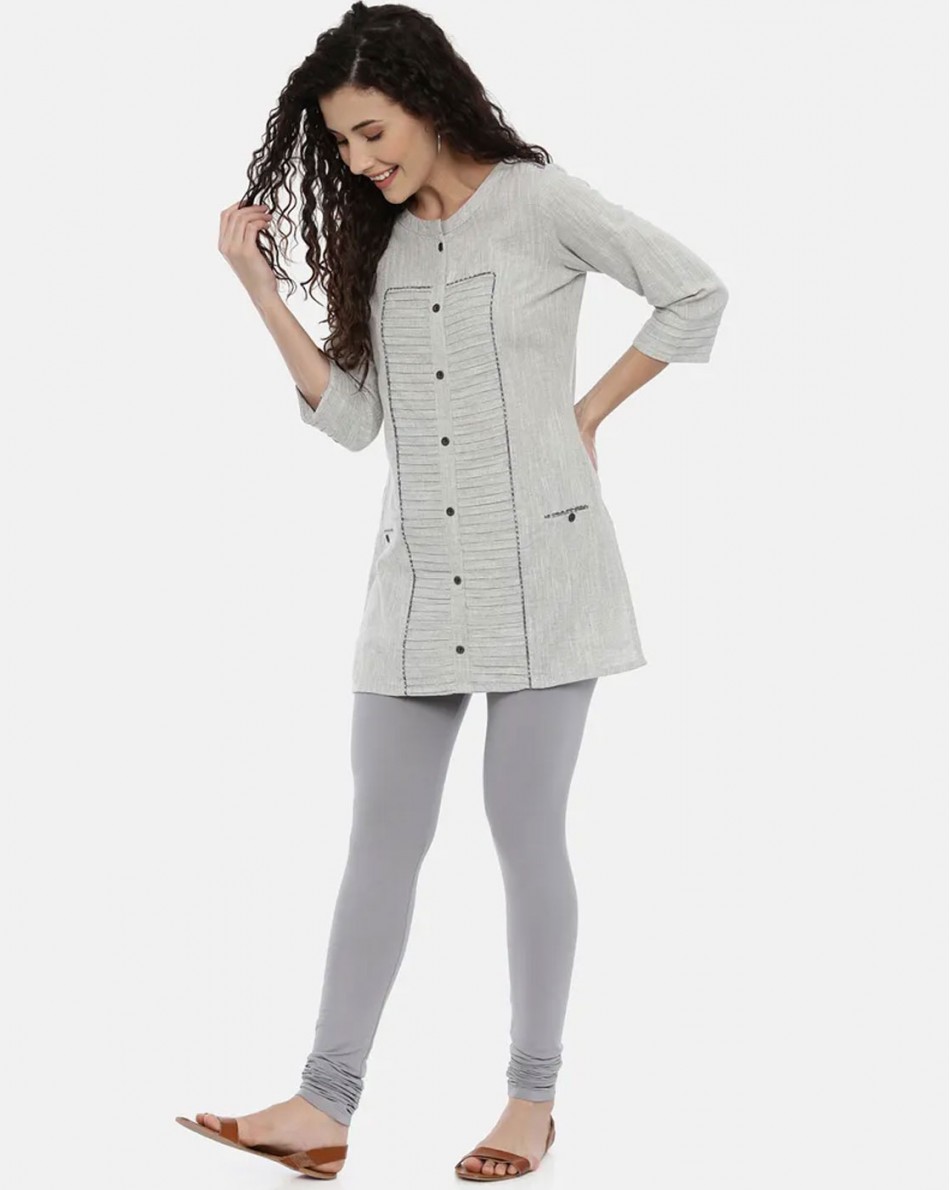Lite Gray Churidar Leggings 