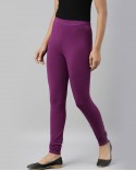 Purple Churidar Leggings 