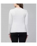 UNE ROBE  full sleeve ladies wear white [ thick fabric ]